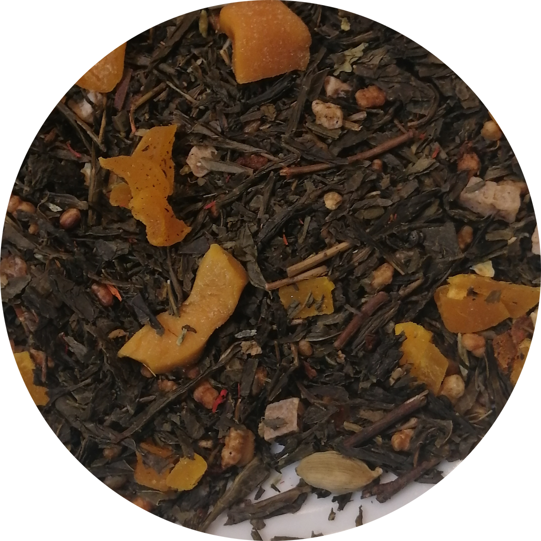 Tropitical fruit green tea