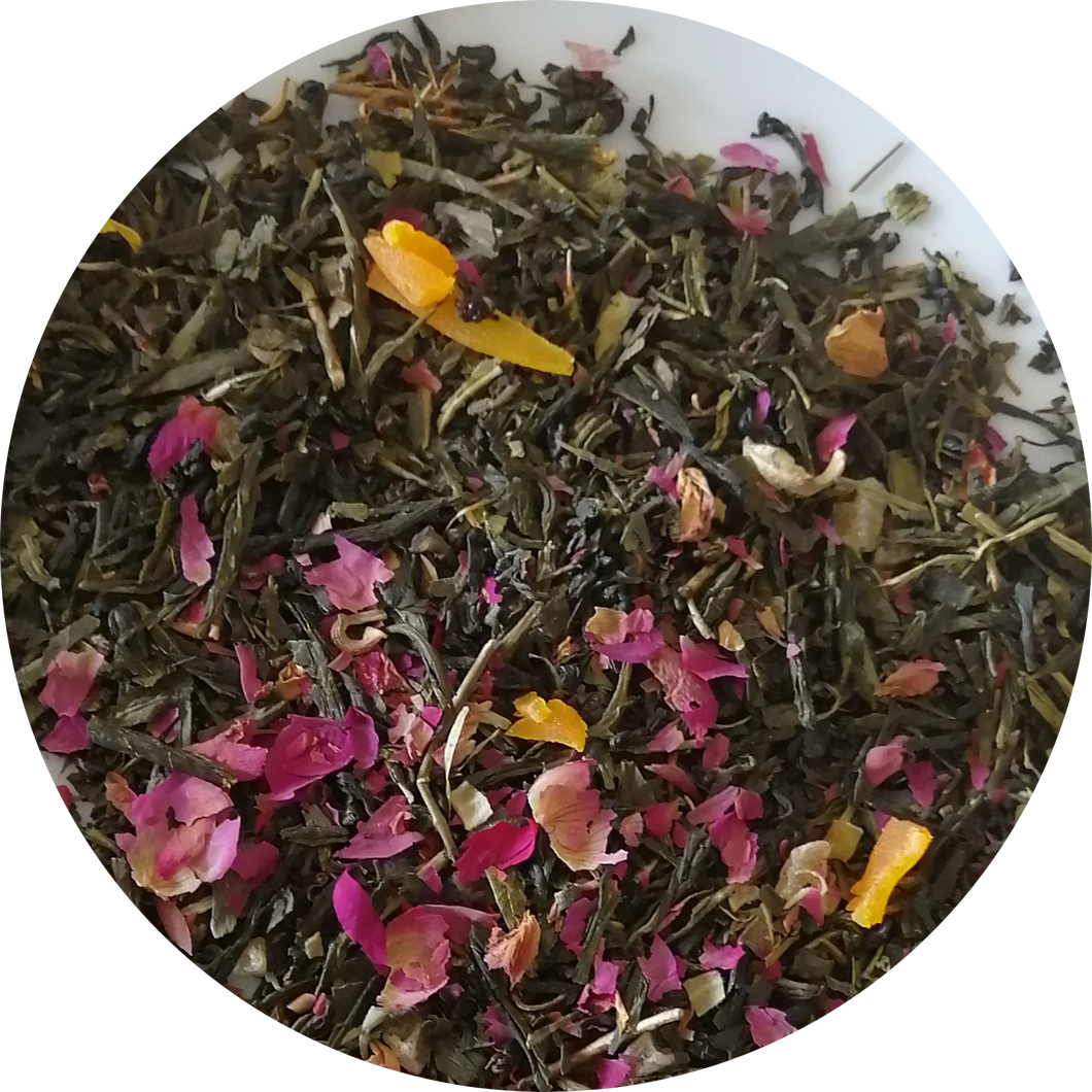 organic garden fruit green tea